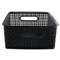 ADVANTUS CORPORATION Weave Bins, 13 7/8 x 10 1/2 x 4 3/4, Plastic, Black, 2 Bins