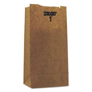 GENERAL SUPPLY #1 Paper Grocery Bag, 30lb Kraft, Standard 3 1/2 x 2 3/8 x 6 7/8, 8000 bags