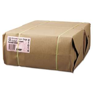 GENERAL SUPPLY #12 Paper Grocery, 57lb Kraft, Extra-Heavy-Duty 7 1/16x4 1/2 x13 3/4, 500 bags