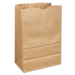 GENERAL SUPPLY 1/6 40/40# Paper Grocery Bag, 40lb Kraft, Standard 12 x 7 x 17, 400 bags