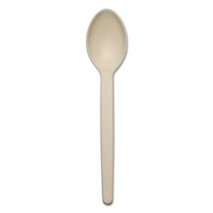 BAUMGARTENS Corn Starch Cutlery, Spoon, White, 100/Pack