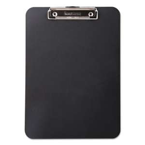 BAUMGARTENS Unbreakable Recycled Clipboard, 1/2" Capacity, 8 1/2 x 11, Black