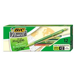 BIC CORP. Xtra-Life Mechanical Pencil, 0.7mm, Assorted, Dozen