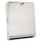 BOBRICK WASHROOM Surface-Mounted Paper Towel Dispenser, 10 3/4 x 4 x 14, Satin Stainless Steel