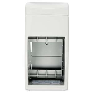 BOBRICK WASHROOM Matrix Series Two-Roll Tissue Dispenser, 6 1/4w x 6 7/8d x 13 1/2h, Gray