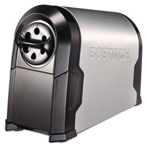 STANLEY BOSTITCH SuperPro Glow Commercial Electric Pencil Sharpener, Black/Silver