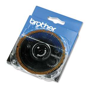 BROTHER INTL. CORP. Brougham 10-Pitch Cassette Daisywheel for Brother Printers/Typewriters