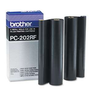 Brother PC202RF PC202RF Thermal Transfer Refill Rolls, Black, 2/Pack