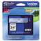 Brother P-Touch TZE145 TZe Standard Adhesive Laminated Labeling Tape, 3/4w, White on Clear