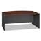 BUSH INDUSTRIES Series C Collection 72W Bow Front Desk Shell, Hansen Cherry