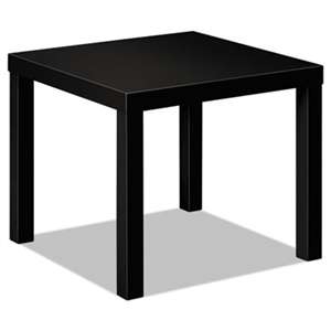 BASYX Laminate Occasional Table, 24w x 24d x 20h, Black
