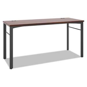 BASYX Manage Series Desk Table, 60w x 23 1/2d x 29 1/2h, Chestnut