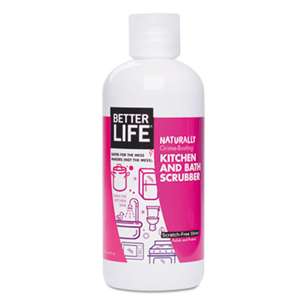 BETTER LIFE Naturally Grime-Busting Kitchen and Bath Scrubber, 16 oz Squirt Bottle