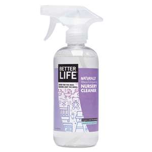 BETTER LIFE Naturally Mess-Conquering Nursery Cleaner,Lavender Chamomile, 16 oz Spray Bottle