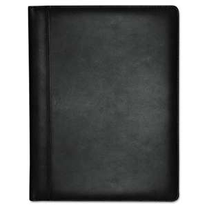 BUXTON COMPANY Executive Leather Padfolio, 9-1/2 x 12-1/2, Black