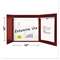 BI-SILQUE VISUAL COMMUNICATION PRODUCTS INC Conference Cabinet, Porcelain Magnetic, Dry Erase, 48 x 48, Cherry