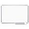 BI-SILQUE VISUAL COMMUNICATION PRODUCTS INC Platinum Plus Dry Erase Planning Board, 1x2" Grid, 72x48, Aluminum