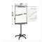 BI-SILQUE VISUAL COMMUNICATION PRODUCTS INC Tripod Extension Bar Magnetic Dry-Erase Easel, 69" to 78" High, Black/Silver