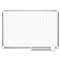 BI-SILQUE VISUAL COMMUNICATION PRODUCTS INC Grid Planning Board, 1x2" Grid, 48x36, White/Silver