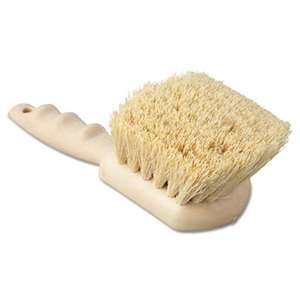 BOARDWALK Utility Brush, Tampico Fill, 8 1/2" Long, Tan Handle