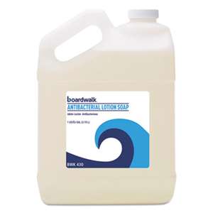 BOARDWALK Antibacterial Liquid Soap, Floral Balsam, 1gal Bottle, 4/Carton