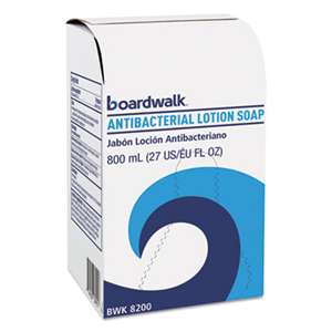 BOARDWALK Antibacterial Soap, Floral Balsam, 800mL Box, 12/Carton