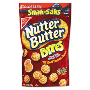 NABISCO FOOD GROUP Nutter Butter Cookies, 8 oz Snak Pak