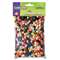 THE CHENILLE KRAFT COMPANY Pony Beads, Plastic, 6mm x 9mm, Assorted Colors, 1000 Beads/Pack