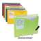 C-LINE PRODUCTS, INC Write-On Expanding Poly File Folders, 1" Exp., Letter, Assorted Colors, 10/BX