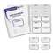 C-LINE PRODUCTS, INC Visitor Badges with Registry Log, 3 1/2 x 2, White, 150/Box