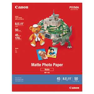 CANON USA, INC. Photo Paper Plus, Matte, 8-1/2 x 11, 50 Sheets/Pack