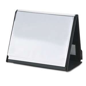 CARDINAL BRANDS INC. ShowFile Horizontal Display Easel, 20 Letter-Size Sleeves, Black