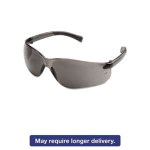 MCR SAFETY BearKat Safety Glasses, Wraparound, Gray Lens