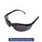 MCR SAFETY Klondike Safety Glasses, Matte Black Frame, Gray Lens