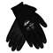 MCR SAFETY Ninja HPT PVC coated Nylon Gloves, Large, Black, Pair