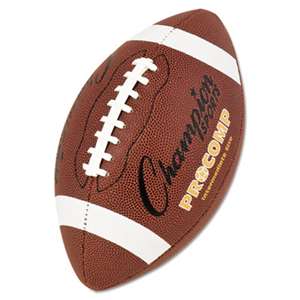 CHAMPION SPORT Pro Composite Football, Intermediate Size, 21", Brown