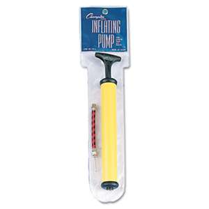 CHAMPION SPORT Hand Pump, 12", Plastic, Yellow/Black