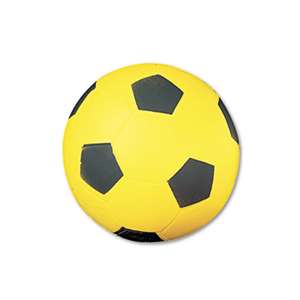 CHAMPION SPORT Coated Foam Sport Ball, For Soccer, Playground Size, Yellow