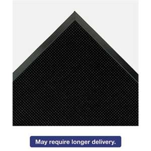 CROWN MATS & MATTING Mat-A-Dor Entrance/Antifatigue Mat, Rubber, 36 x 72, Black