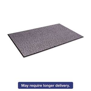 CROWN MATS & MATTING Cordless Stat-Zap Carpet Top Mat, Polypropylene, 36 x 60, Pewter