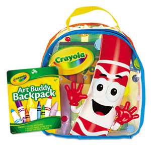 BINNEY & SMITH / CRAYOLA Art Buddy Backpack, 38 Pieces, Ages 4 and Up