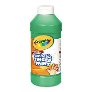 BINNEY & SMITH / CRAYOLA Washable Fingerpaint, Green, 16 oz