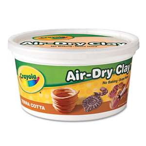 BINNEY & SMITH / CRAYOLA Air-Dry Clay, Terra Cotta, 2 1/2 lbs