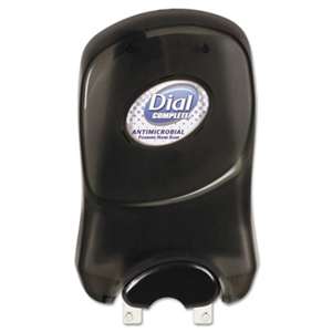 DIAL PROFESSIONAL Duo Manual Soap Dispenser, 7 1/4 x 3 7/8 x 11 3/4, 1250 mL, Smoke