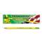 DIXON TICONDEROGA CO. Woodcase Pencil, 2H #4, Yellow, Dozen