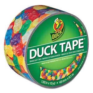 SHURTECH Colored Duct Tape, 9 mil, 1.88" x 10 yds, 3" Core, Gummy Bears