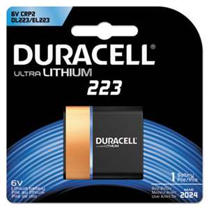 Duracell DL223ABPK Ultra High Power Lithium Battery, 223, 6V