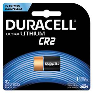 Duracell DLCR2BPK Ultra High Power Lithium Battery, CR2, 3V