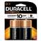 Duracell MN1300B2Z CopperTop Alkaline Batteries with Duralock Power Preserve Technology, D, 2/Pk