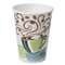 DIXIE FOOD SERVICE Hot Cups, Paper, 8oz, Coffee Dreams Design, 500/Carton